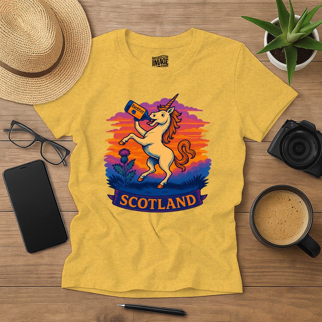 Scotland Unicorn Drinking