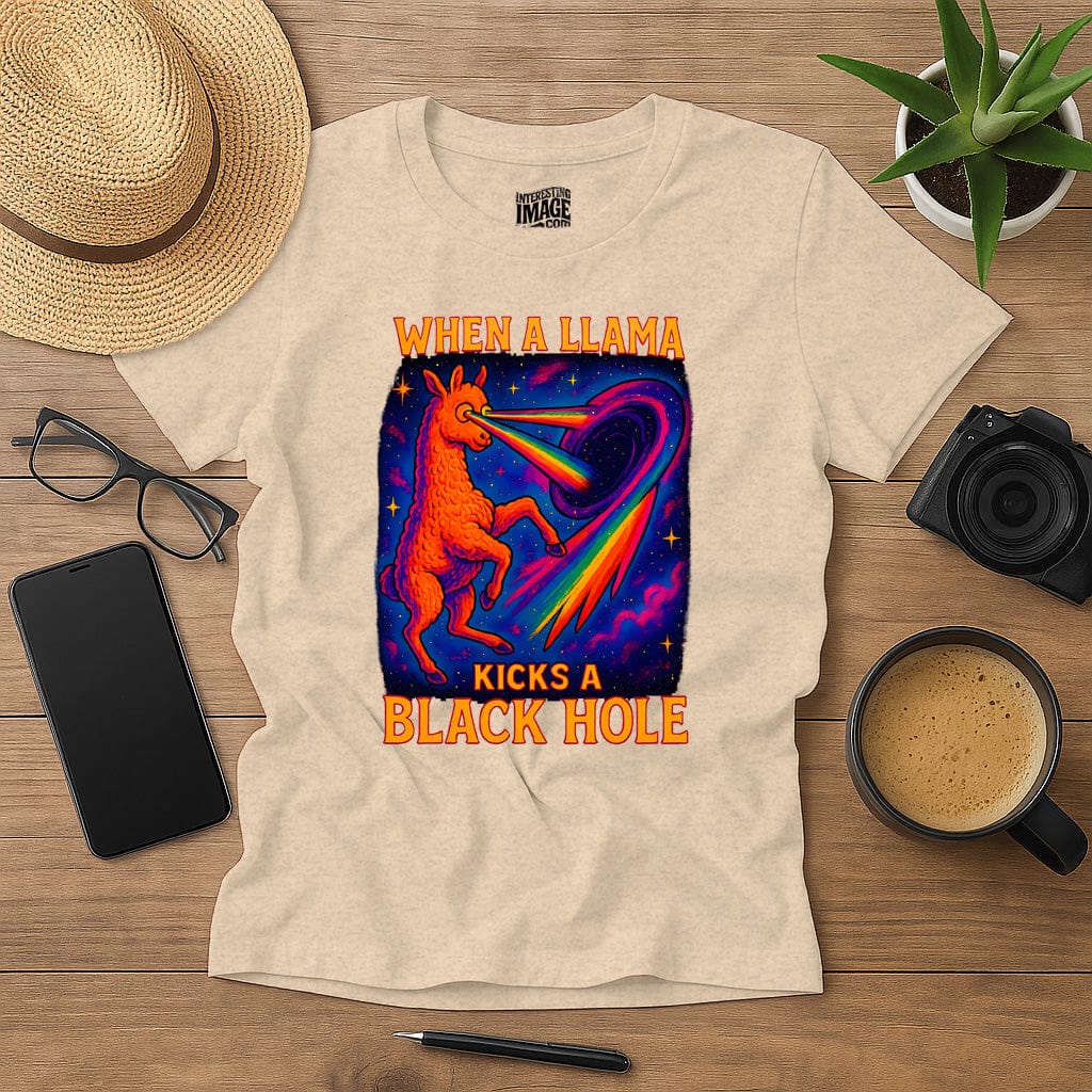 When a Llama Kicks a Black Hole