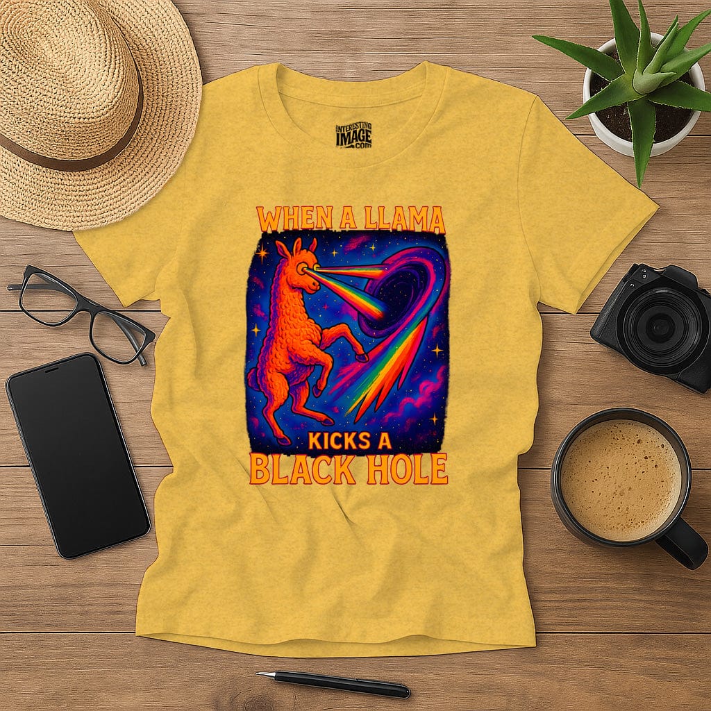 When a Llama Kicks a Black Hole