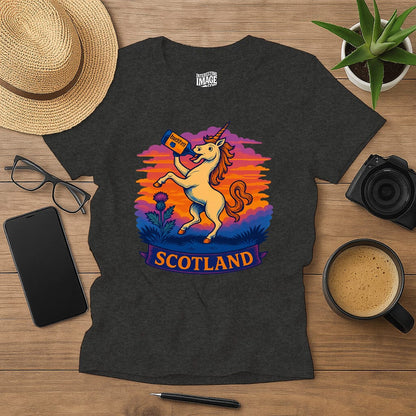 Scotland Unicorn Drinking