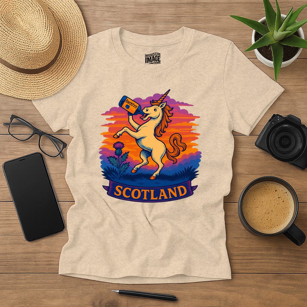 Scotland Unicorn Drinking