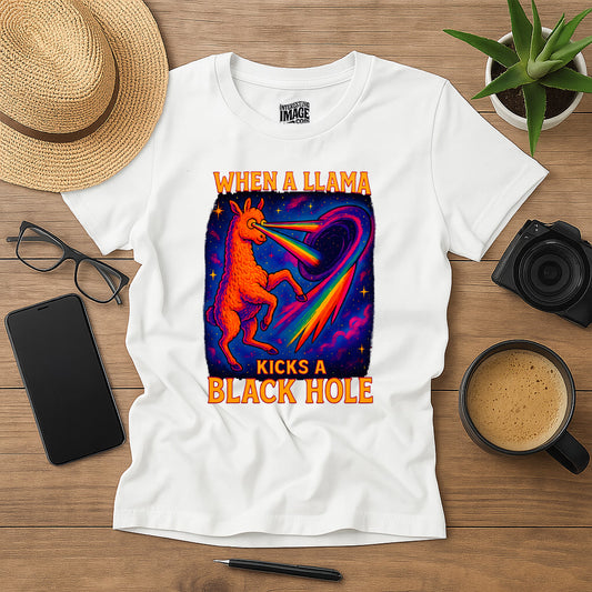 When a Llama Kicks a Black Hole